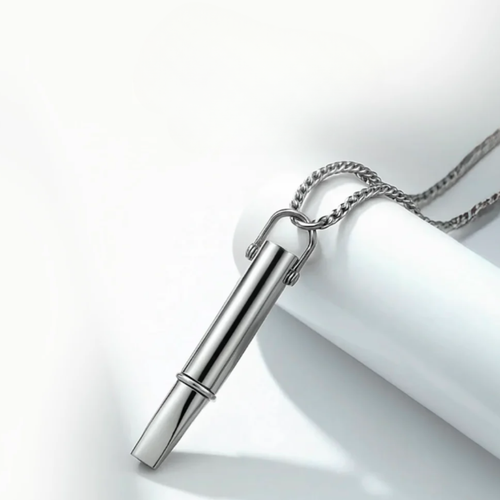 Collier de sifflet de résistance respiratoire.