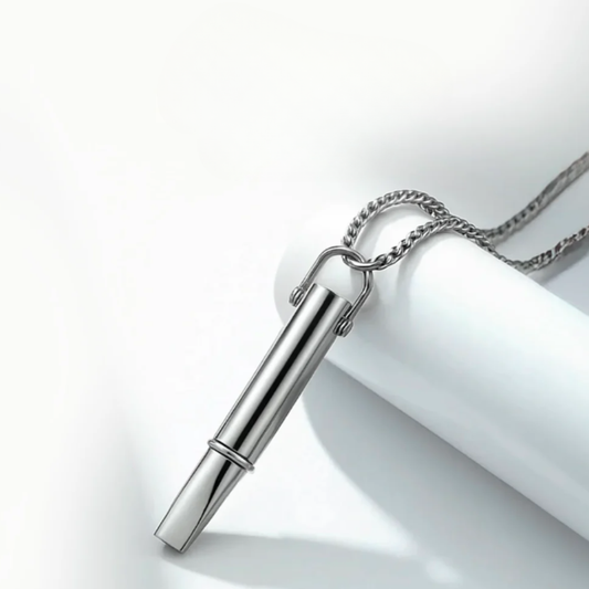 Collier de sifflet de résistance respiratoire.